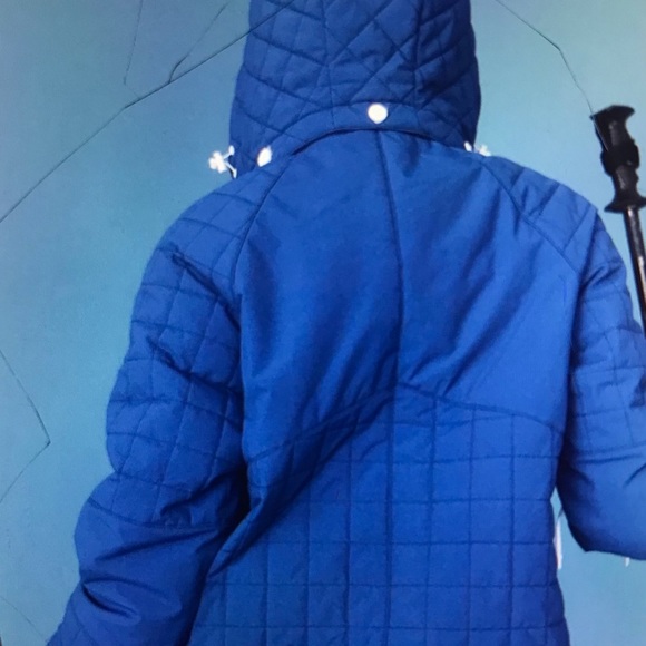 Nwt $498 xs Free people 0 2 blue ski prepped jacket short parka coat snow winter - Picture 2 of 3